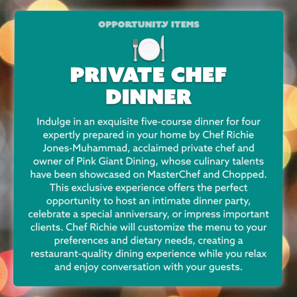 Private Chef Dinner