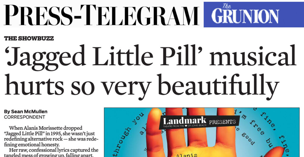 Review of Jagged Little Pill in the Press Telegram